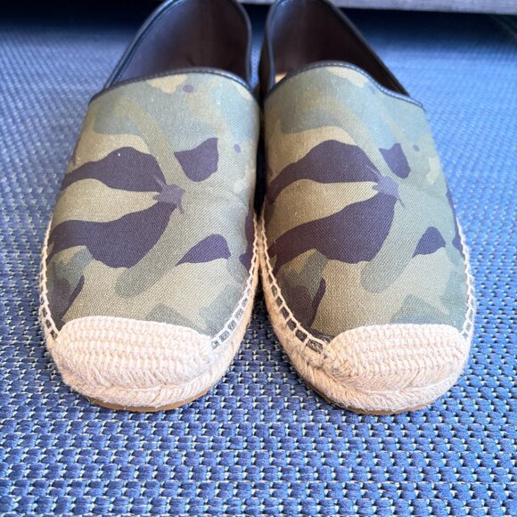 Coach Camouflage Camo Espadrilles Slip-On Flat Jute Sole Men's 10.5 - NWOT - Picture 3 of 9